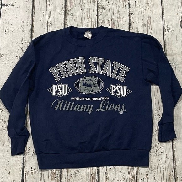 Vintage Penn State University Nittany Lions NCAA College 1980s Jumper Sweatshirt - Picture 2 of 6
